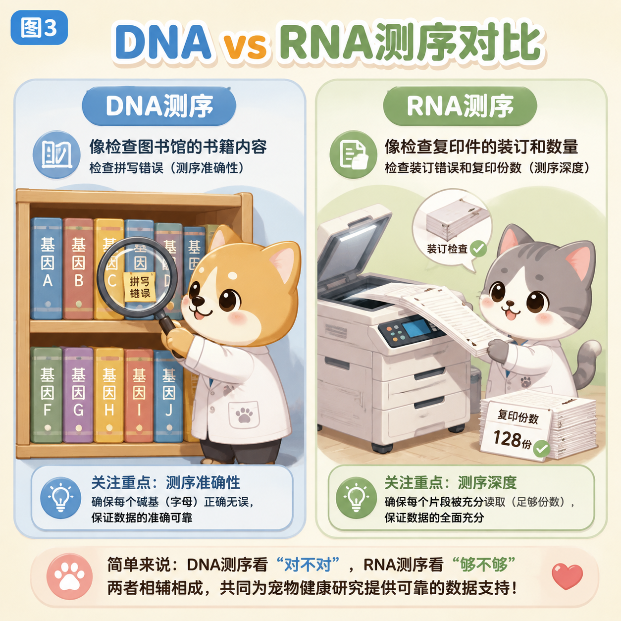 DNA测序 vs RNA测序