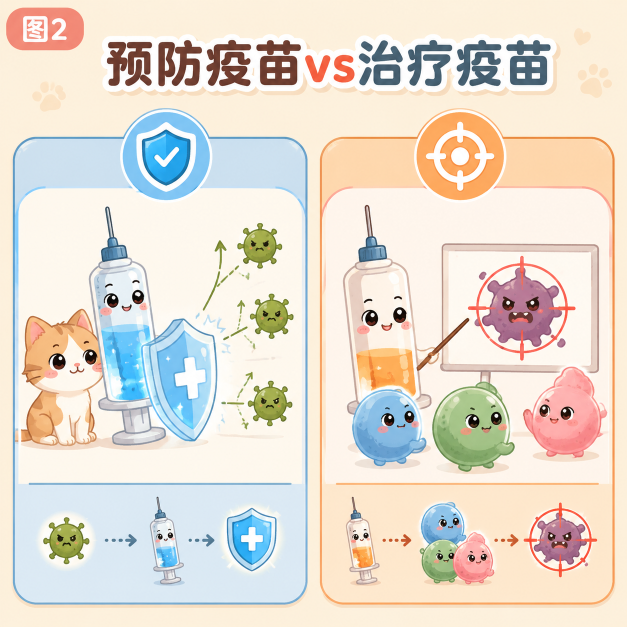 预防疫苗 vs 治疗疫苗